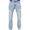 Bequeme Jeans SOUTHPOLE "Southpole Herren Stretch Signature Denim", Herren, Gr. 38/32, Länge 32, beige (leuchtendes sand splatter), 73% Baumwolle, 25% Polyester, 2% Elasthan, casual, Jeans