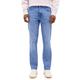 Straight-Jeans MUSTANG "Tramper Straight" Gr. 34, Länge 32, blau (medium middle 583) Herren Jeans Straight Fit