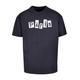 T-Shirt MERCHCODE "Merchcode Herren Paris X Heavy Oversize Tee-BY102" Gr. XL, blau (navy) Herren Shirts T-Shirts