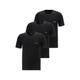 T-Shirt HUGO "T-SHIRT RN TRIPLET P 10217251 01" Gr. XL (54), schwarz (black005) Herren Shirts T-Shirts