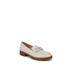 Women's London 2 Flat by LifeStride in Bone Faux Leather (Size 7 1/2 M)