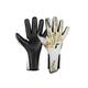 Torwarthandschuhe REUSCH "Pure Contact Gold X GluePrint Strapless" Gr. 8,5, goldfarben (weiß, goldfarben) Damen Handschuhe Sporthandschuhe