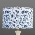 Clea Toile Drum Lamp Shade - Blue, 18" - Ballard Designs Blue 18" - Ballard Designs