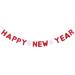 2 Meters Happy New Year Banner Photo Booth Props Ornament Colorful outside House Decor Glitter Sign Red