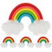 Magnetic Whiteboard for Fridge Office Child 20 PCS Cabinet Decor Refrigerator Magnets Rainbow Sticker Car