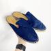 Anthropologie Shoes | Matt Bernson Anthropologie Espadrilles Mules Navy Blue Spain Women’s Size 9 New | Color: Blue | Size: 9