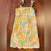 Lilly Pulitzer Dresses | Girls Lily Pulitzer Yellow Floral Sundress Size 14 | Color: Yellow | Size: 14g