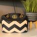 Gucci Bags | Gucci Black&Cream Medium Gg Marmont Chainbag | Color: Black/Cream | Size: Os