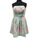 Lilly Pulitzer Dresses | Lilly Pulitzer Lottie Strapless Salisbury Lace Dress Sz 6 | Color: Blue/Pink | Size: 6