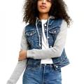Levi's Jackets & Coats | Levi Hybrid Truckers Women’s Jacket Nwt | Color: Blue/Gray | Size: S