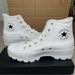 Converse Shoes | Converse Chuck Taylor All Star Lugged Leather | Color: White | Size: 6.5