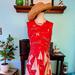 Anthropologie Dresses | Anthropologie Maeve Deep Coral Sailboat Dress Size 4 | Color: Red/White | Size: 4