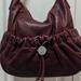 Michael Kors Bags | Micheal Kors Merlot Leather Hobo Shoulder Bag Purse | Color: Purple/Red | Size: Os