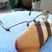 Burberry Accessories | Burberry Prescription Reading Glasses With Nova Check Sunglasses Case | Color: Cream/Tan | Size: Os