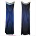J. Crew Dresses | J.Crew Woman’s Navy Amie Strapless Knit Jersey Maxi Dress | Color: Blue/Gray | Size: M