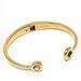 Kate Spade Jewelry | Kate Spade New York Spot The Spade Gold Tone Bangle Bracelet | Color: Gold | Size: Os