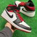 Nike Shoes | Nike Air Jordan 1 Mid Black Toe Mens Casual Shoes White Dq8426-106 New* Sz 12.5 | Color: Black/White | Size: 12.5