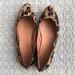 Madewell Shoes | Madewell Calf Hair Leopard Print Leather Flats - Size 6 | Color: Black/Brown | Size: 6