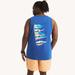 Nautica Men's Big & Tall Sustainably Crafted Flag Tank Bright Cobalt, 2XLT