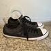 Converse Shoes | Converse All Stars Black & Silver Glitter Lace Up Sneakers Size 11 | Color: Black/Silver | Size: 11