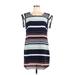 Rebecca Minkoff Casual Dress - Shift: Blue Stripes Dresses - Women's Size Medium