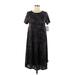 Lularoe Casual Dress - Midi: Black Dresses - New - Women's Size Small