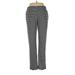 Kasper Dress Pants - High Rise Boot Cut Boot Cut: Gray Bottoms - Women's Size 10