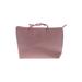 Joy Mangano Satchel: Pebbled Pink Print Bags