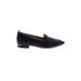 Franco Sarto Flats: Loafers Chunky Heel Classic Black Print Shoes - Women's Size 7 1/2 - Pointed Toe