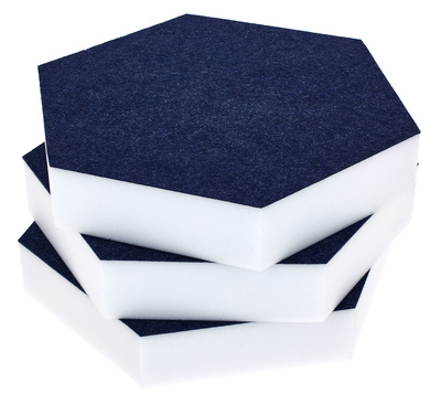 t.akustik Hexagon Melamine Dark Blue 50