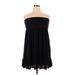 Nicole Miller New York Cocktail Dress - Popover: Black Solid Dresses - Women's Size 2X-Large