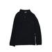 Nautica Long Sleeve Polo Shirt: Black Solid Tops - Kids Boy's Size X-Large