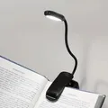 Mini lampe de livre LED portable lampe de lecture flexible direction réglable batterie