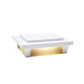 Deckorators Luna Low-Voltage LED 4 in. x 4 in. Post Cap Metal | 1.6 H x 4 W x 4 D in | Wayfair 349595