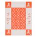 Eichholtz Zera Handmade Throw Blanket Wool in Orange/Gray | 66.93 H x 53.15 W in | Wayfair PP0176