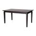 Flash Furniture Fullerton Commercial Grade Dining Table w/ Hideaway Extension Panel Wood in Black | 30.25 H in | Wayfair KER-T-217EX-BLK-72-GG