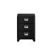 STAR BANNER Iron 3 - Drawer Accent Chest Metal in Black | 22.24 H x 15.75 W x 12.4 D in | Wayfair 03LY157YWSYXA39NW4X