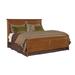 Kincaid Cherry Park Solid Wood Panel Bed Wood in Brown/Red | 56 H x 82.25 W x 88.37 D in | Wayfair 63-136PV