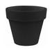 Vondom Maceta Resin Pot Planter Resin/Plastic in Black | 15.25" H x 17.75" W x 17.75" D | Wayfair 40145-BLACK