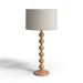 Birch Lane™ Magdaline Solid Wood Table Lamp Solid Wood/Fabric in Brown | 28.25 H x 13.75 W x 13.75 D in | Wayfair 6BC1EDD69840449EAFCF2E78B11D1363