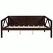 Gracie Oaks Bartell Solid Wood Daybed Wood in Brown/Green | 35 H x 57 W x 79.5 D in | Wayfair D3ABE294E2914B00BABCE2105347FBEE