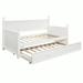 Darby Home Co Abinadab Solid Wood Daybed w/ Trundle Wood in White | 43 H x 41.8 W x 80.5 D in | Wayfair D4026683199A42ADAB5FCF53BAC0185C