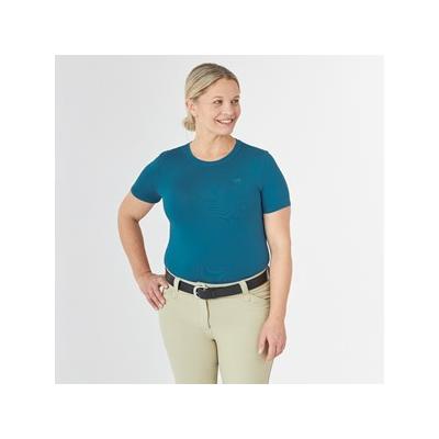 Piper SmartCore Short Sleeve Crew Neck Sun Shirt - XL - Dark Electric Blue - Smartpak