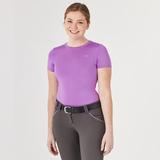 Piper SmartCore Short Sleeve Crew Neck Sun Shirt - XXL - Power Purple - Smartpak