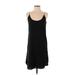 Lili Rose Casual Dress - A-Line Scoop Neck Sleeveless: Black Print Dresses - Women's Size 4