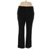 Nine West Dress Pants - High Rise Boot Cut Boot Cut: Black Bottoms - Women's Size 14