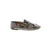 Vince Camuto Flats: Gray Snake Print Shoes - Women's Size 7
