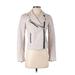 RACHEL Rachel Roy Leather Jacket: Gray Jackets & Outerwear - Women's Size X-Small