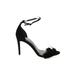Rachel Zoe Heels: Black Print Shoes - Women's Size 8 - Open Toe