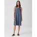 Square Neck Organic Cotton Twill Sundress